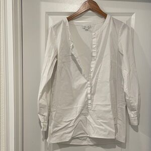 J. Jill White Shirt collection top size small